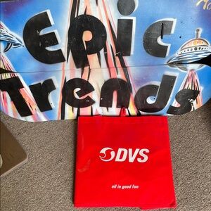 DVS Red reusable bag